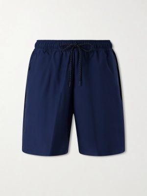 Tech Shori Wide-Leg Logo-Embroidered Dri-FIT Drawstring Shorts Tech Shori Wide-Leg Logo-Embroidered Dri-FIT Drawstring Shorts
