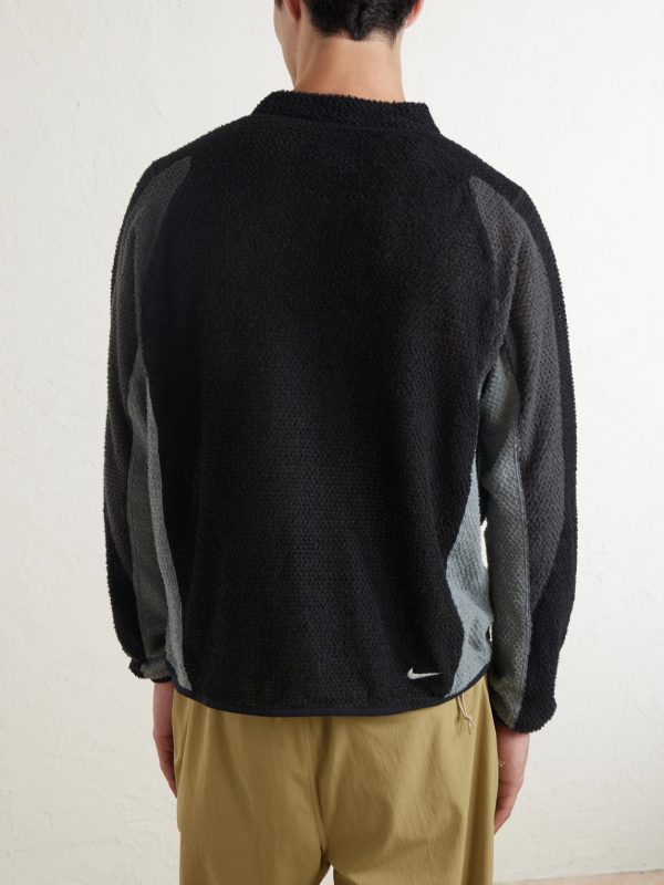 ACG Wolf Lichen Logo-Embroidered Polartec® Fleece Sweater - BK