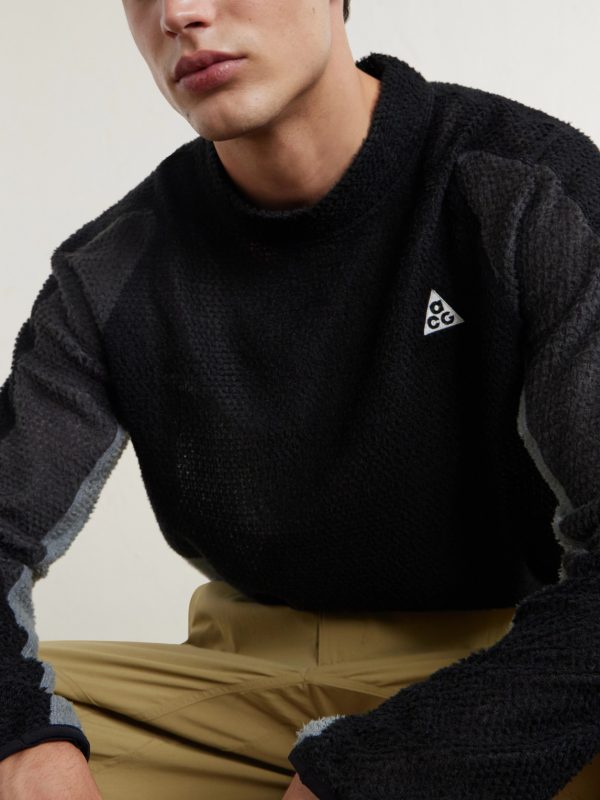 ACG Wolf Lichen Logo-Embroidered Polartec® Fleece Sweater - CU