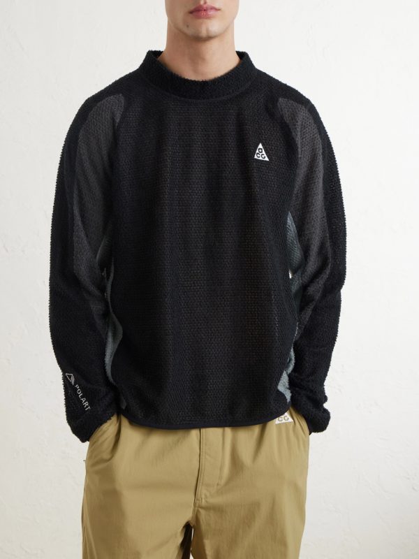 ACG Wolf Lichen Logo-Embroidered Polartec® Fleece Sweater - FR