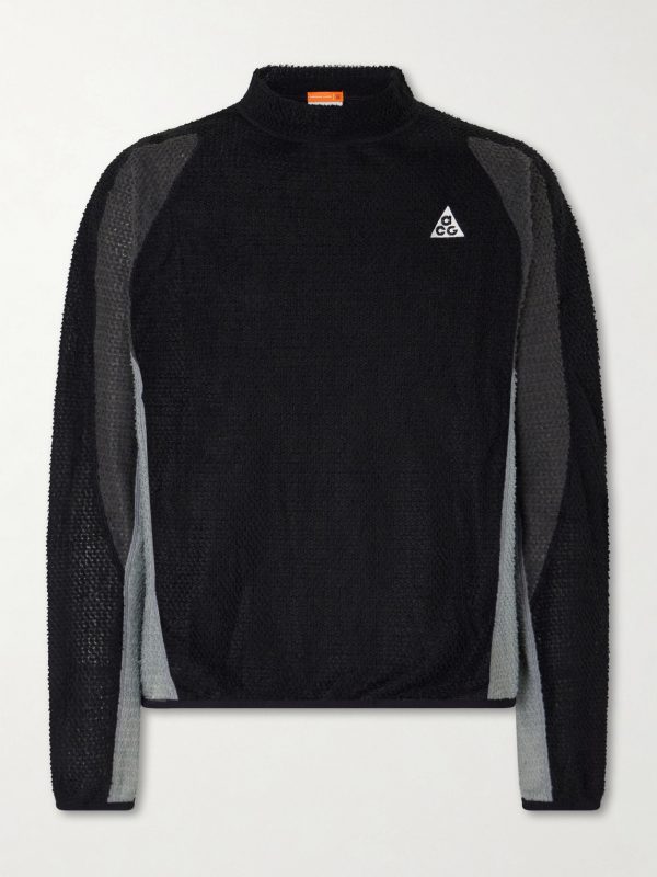 ACG Wolf Lichen Logo-Embroidered Polartec® Fleece Sweater
