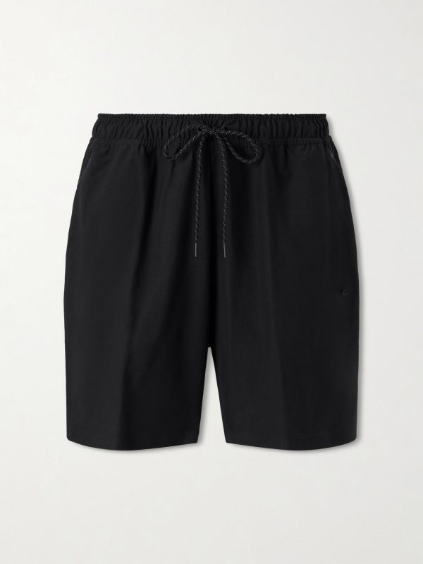 Tech Shori Wide-Leg Logo-Embroidered Dri-FIT Drawstring Shorts Tech Shori Wide-Leg Logo-Embroidered Dri-FIT Drawstring Shorts