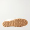 Moon Shoe Leather-Trimmed Shell Sneakers - E1 Moon Shoe Leather-Trimmed Shell Sneakers - E1