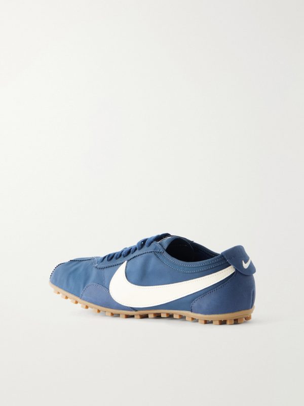 Moon Shoe Leather-Trimmed Shell Sneakers - BK Moon Shoe Leather-Trimmed Shell Sneakers - BK