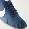 Moon Shoe Leather-Trimmed Shell Sneakers - CU Moon Shoe Leather-Trimmed Shell Sneakers - CU
