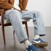 Moon Shoe Leather-Trimmed Shell Sneakers - OU Moon Shoe Leather-Trimmed Shell Sneakers - OU