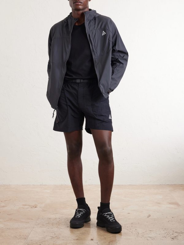 ACG Dolomiti Straight-Leg Logo-Appliquéd Shell Shorts - OU ACG Dolomiti Straight-Leg Logo-Appliquéd Shell Shorts - OU
