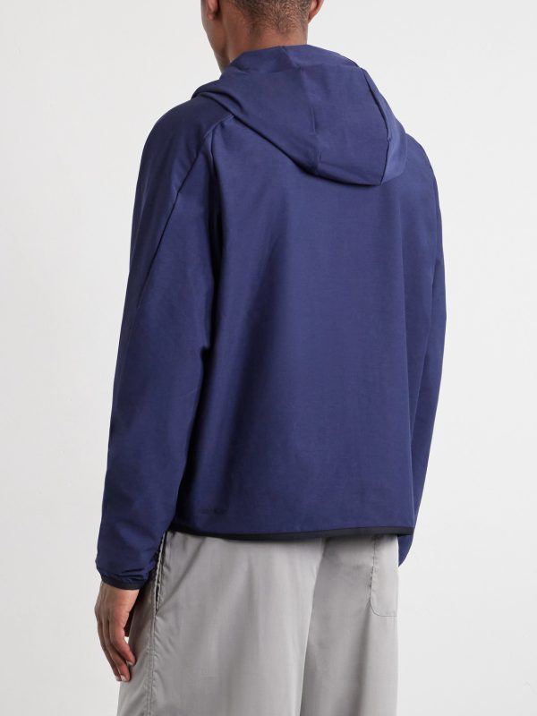 Tech Shori Logo-Embroidered Shell Jacket - BK