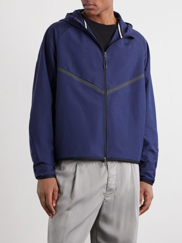 Tech Shori Logo-Embroidered Shell Jacket - FR