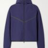 Tech Shori Logo-Embroidered Shell Jacket