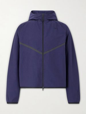 Tech Shori Logo-Embroidered Shell Jacket Tech Shori Logo-Embroidered Shell Jacket