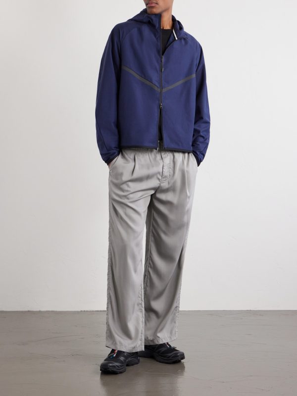 Tech Shori Logo-Embroidered Shell Jacket - OU