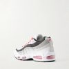 Air Max 95 Suede-Trimmed Leather and Mesh Sneakers - BK Air Max 95 Suede-Trimmed Leather and Mesh Sneakers - BK