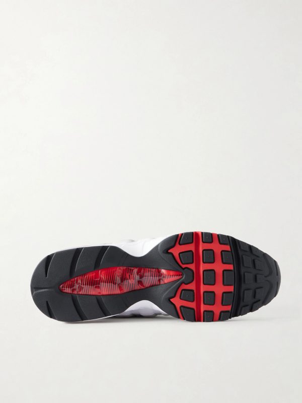 Air Max 95 Suede-Trimmed Leather and Mesh Sneakers - E1 Air Max 95 Suede-Trimmed Leather and Mesh Sneakers - E1