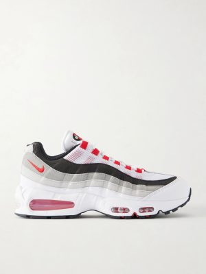 Air Max 95 Suede-Trimmed Leather and Mesh Sneakers