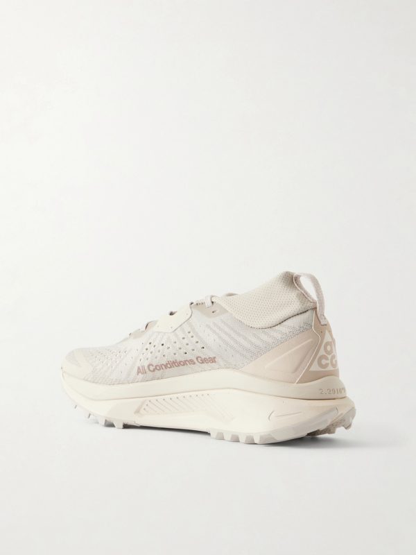 ACG Zegama Trail Rubber-Trimmed Mesh Running Sneakers - BK