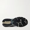 ABZORB 2010 Leather-Trimmed Mesh Sneakers - E1