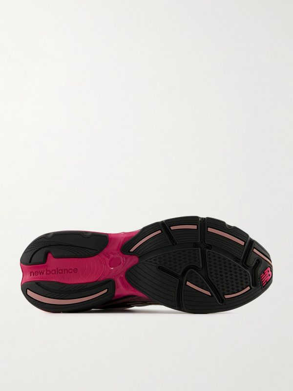 ABZORB 2010 Suede-Trimmed Mesh Sneakers - E1