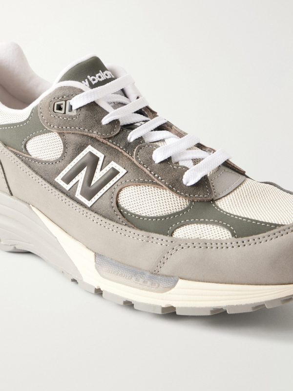 992 Suede-Trimmed Mesh Sneakers - CU 992 Suede-Trimmed Mesh Sneakers - CU