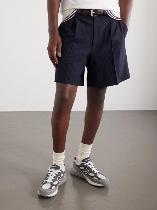 992 Suede-Trimmed Mesh Sneakers - OU 992 Suede-Trimmed Mesh Sneakers - OU