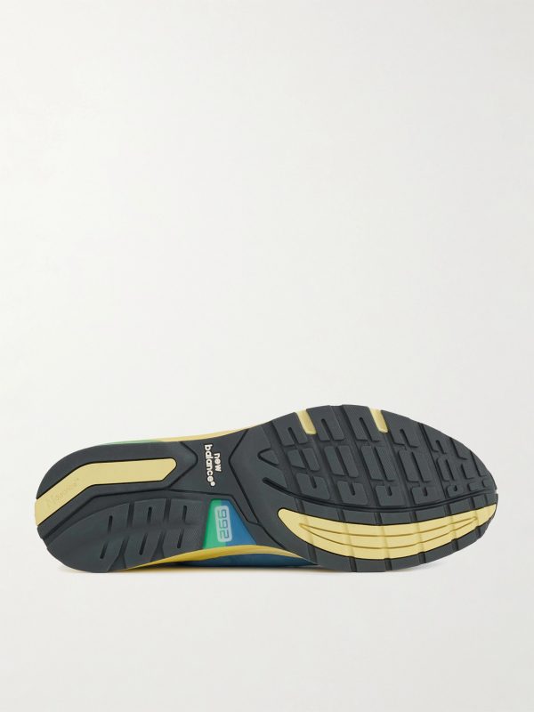 992 Suede-Trimmed Mesh Sneakers - E1 992 Suede-Trimmed Mesh Sneakers - E1