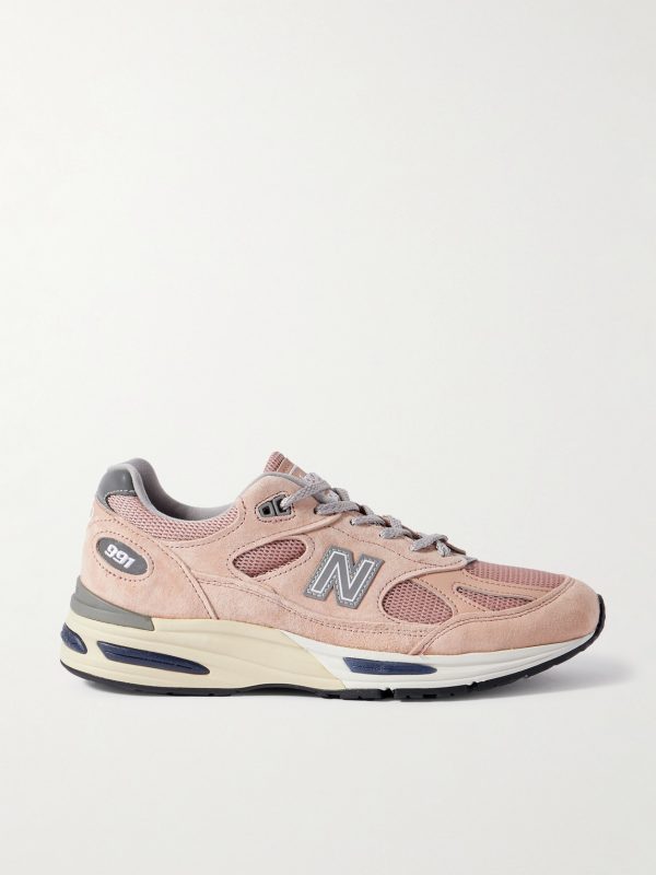 991v2 Suede and Mesh Sneakers 991v2 Suede and Mesh Sneakers