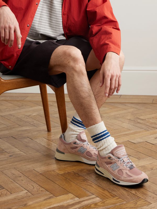 991v2 Suede and Mesh Sneakers - OU 991v2 Suede and Mesh Sneakers - OU