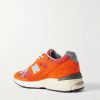 991v2 Rubber-Trimmed Suede and Mesh Sneakers - BK