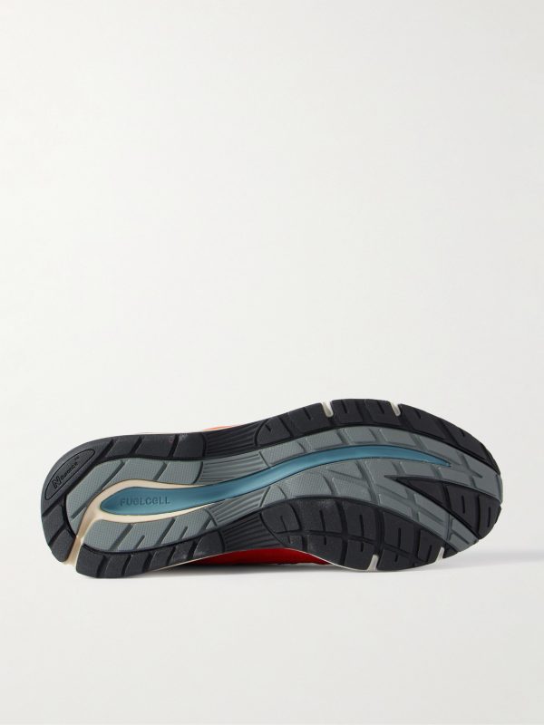 991v2 Rubber-Trimmed Suede and Mesh Sneakers - E1