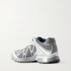 XT-WHISPER Rubber-Trimmed Mesh Sneakers - BK XT-WHISPER Rubber-Trimmed Mesh Sneakers - BK