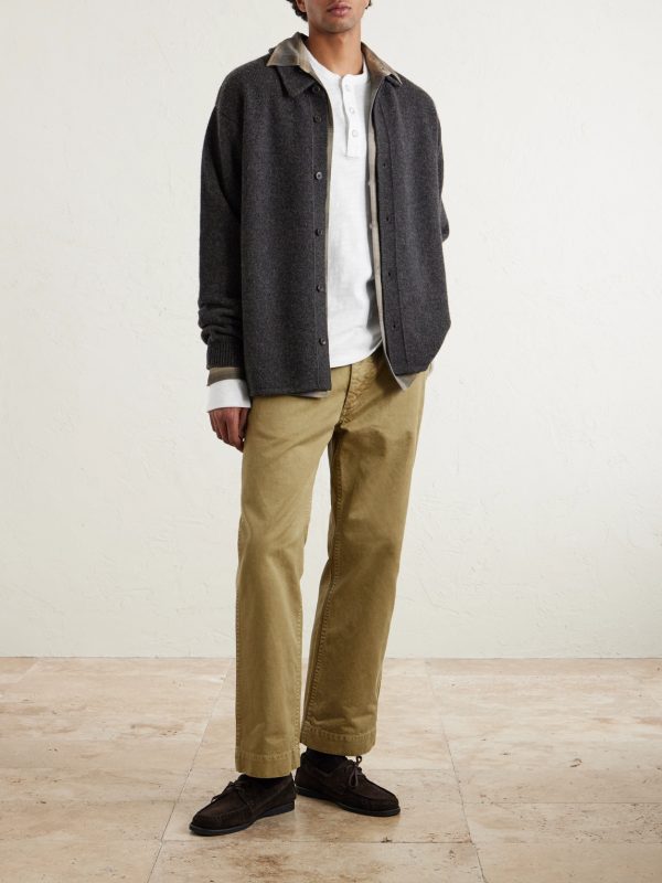 Cotton-Jersey Henley T-Shirt - OU