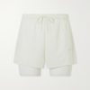 + Post Archive Faction Zero 2-in-1 Stretch-Jersey and Mesh Running Shorts + Post Archive Faction Zero 2-in-1 Stretch-Jersey and Mesh Running Shorts