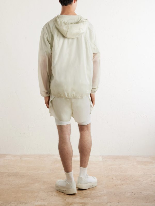 + Post Archive Faction Zero Logo-Print Shell Jacket - BK