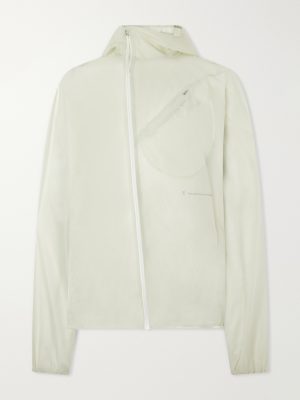 + Post Archive Faction Zero Logo-Print Shell Jacket
