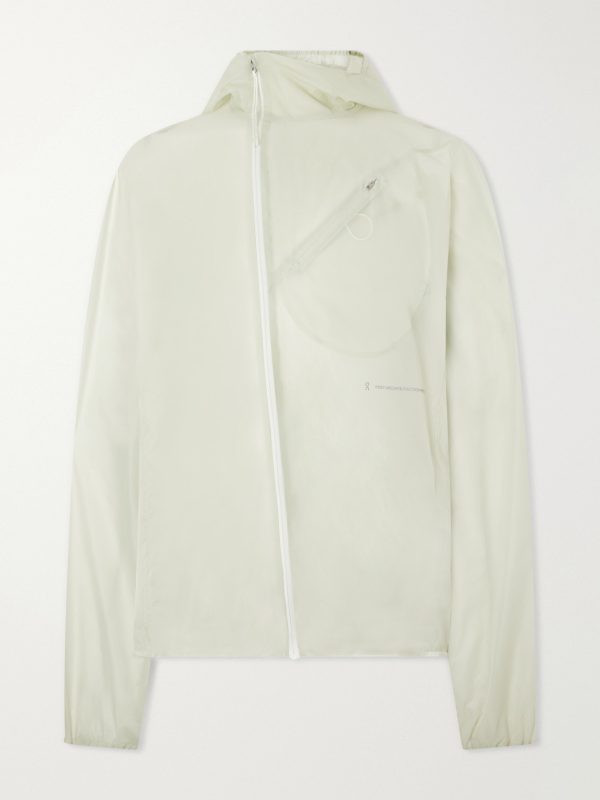 + Post Archive Faction Zero Logo-Print Shell Jacket