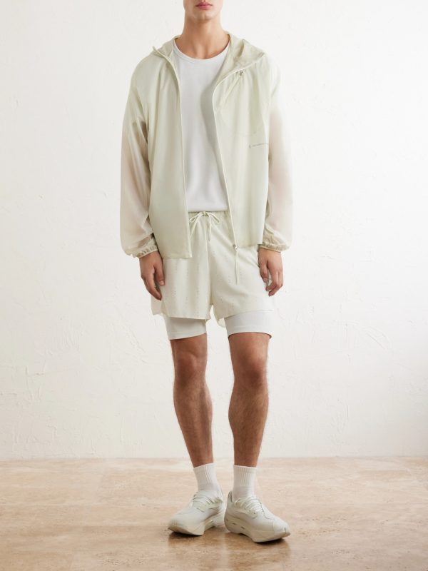 + Post Archive Faction Zero Logo-Print Shell Jacket - OU