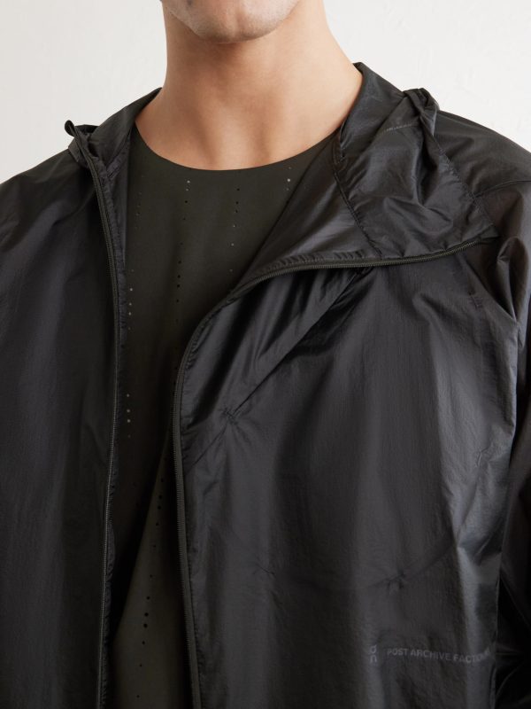 + Post Archive Faction Zero Logo-Print Shell Jacket - CU