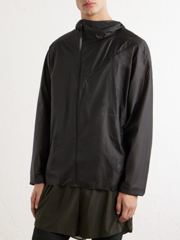 + Post Archive Faction Zero Logo-Print Shell Jacket - FR