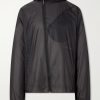 + Post Archive Faction Zero Logo-Print Shell Jacket