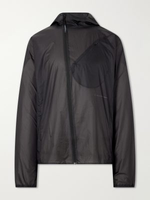 + Post Archive Faction Zero Logo-Print Shell Jacket + Post Archive Faction Zero Logo-Print Shell Jacket