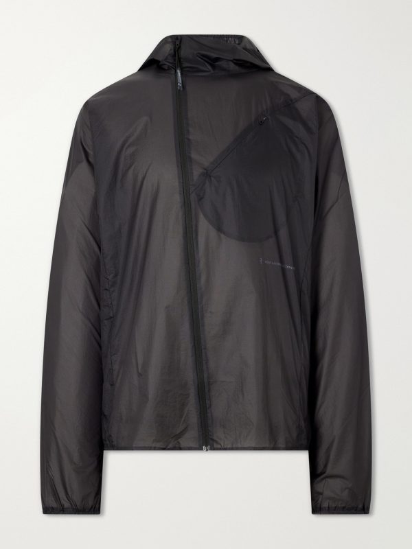 + Post Archive Faction Zero Logo-Print Shell Jacket