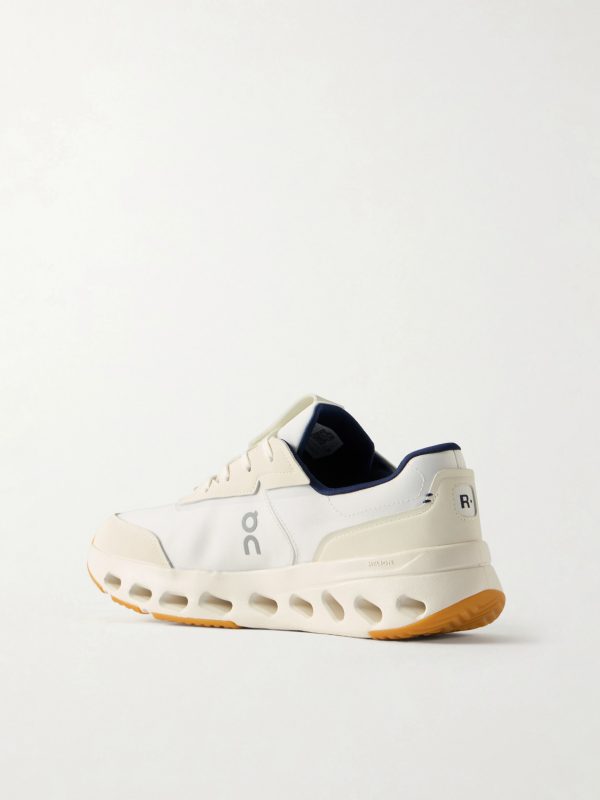 + Roger Federer THE ROGER WILDCARD Rubber-Trimmed Mesh Tennis Sneakers - BK