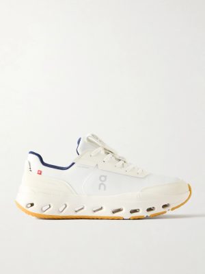 + Roger Federer THE ROGER WILDCARD Rubber-Trimmed Mesh Tennis Sneakers + Roger Federer THE ROGER WILDCARD Rubber-Trimmed Mesh Tennis Sneakers