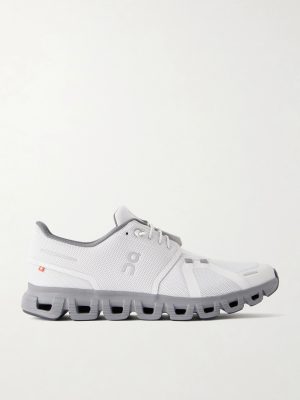Cloud 6 Rubber-Trimmed Mesh Slip-On Sneakers