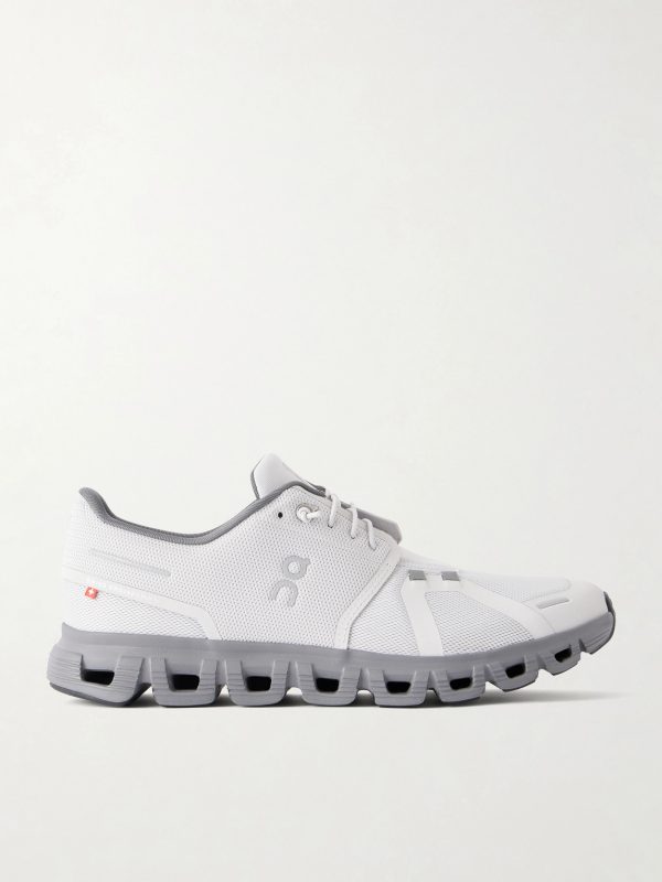 Cloud 6 Rubber-Trimmed Mesh Slip-On Sneakers Cloud 6 Rubber-Trimmed Mesh Slip-On Sneakers