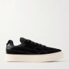 Matta Leather-Trimmed Suede Sneakers
