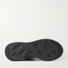 Shadow Leather-Trimmed Stretch-Knit Sneakers - E1 Shadow Leather-Trimmed Stretch-Knit Sneakers - E1