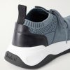 Shadow Leather-Trimmed Stretch-Knit Sneakers - CU Shadow Leather-Trimmed Stretch-Knit Sneakers - CU