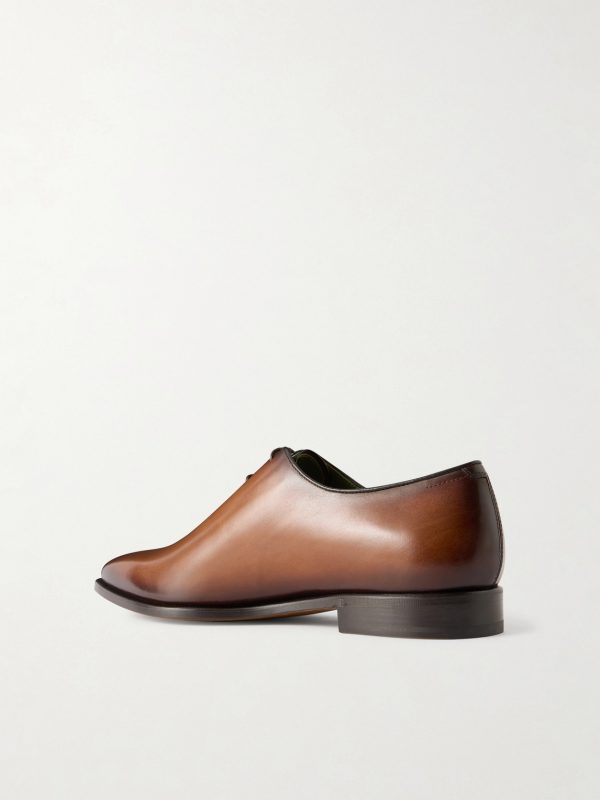 Alessandro Demesure Leather Oxford Shoes - BK
