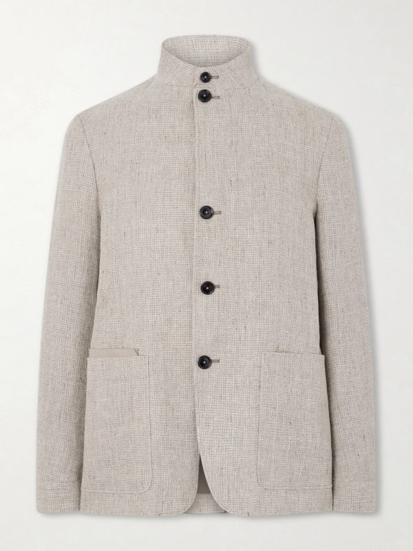 Textured-Linen Jacket Textured-Linen Jacket